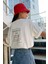 Kadın Beyaz Embrace Sırt Baskılı Oversize T-Shirt 1