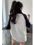 Kadın Reglan Kol Bisiklet Yaka The Moment Baskılı Oversize T-Shirt 2