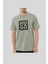 Regular Fit Bisiklet Logolu Erkek T-Shirt Yeşil 1