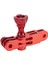 Cnc Alüminyum Alaşımlı Üç Yollu Pivot Kol Montaj Adaptörü Gopro Hero 1 2 3 3+ 4 5 Oturum/xıaomı Yi/sj/gitup Spor Kamera Kırmızı (Yurt Dışından) 3