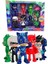 Pjmasks Pijamaskeliler Pj Kedi Çocuk Baykuş Kız Kertenkele Çocuk Gece Ninjası 10 Parça Figür Seti 1