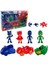 Pj Masks Pijamaskeliler Arabalı Figür Seti Kutulu 10'lu Figür Seti Kedi Çocuk Baykuş Kız Kertenkele 1