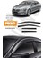 Skoda Süper B 2015-2020 Arası Kromlu Cam Rüzgarlığı 4'lü A+ Plus 1
