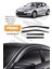 Renault Megane 3 2011-2015 Arası Kromlu Cam Rüzgarlığı 4'lü A+ Plus 1