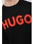Regular Fit Logo Baskılı Erkek Kazak Siyah 5