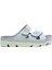 SIB220511 Kifidis-Natura Kadın Taşlı Anatomik Deri Terlik 36-41 Gri/grey 1