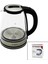 Cam - Ledli Kettle 1.8lt 1500W Çelik Taban - Krom Kapak 360° Gövde Plastik Kulp (4887) 1