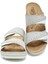 Kifidis SIB160147 Kifidis-Natura Kadın Çift Bantlı Anatomik Deri Terlik 36-41 Bej/beige 2