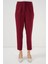 6650 Yüksek Bel Kumaş Pantolon - Bordo 4