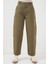 6703 Yüksek Bel Kot Pantolon - Haki 4