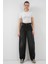 Kadın Yüksek Bel Kot Pantolon 6701 - Siyah 3