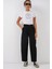 6703 Yüksek Bel Kot Pantolon - Siyah 1