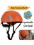 Dağcı Tırmanma Bareti Turuncu Renk Baş Koruyucu Kask Ce EN12492 Sertifikalı 51-62 cm Ayarlanabilir 1