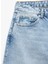 Pamuklu Normal Bel Düğmeli Vintage Straight Fit Jean Pantolon 4