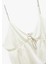 V Yaka Askılı Bridal Saten Crop Pijama Üstü 3
