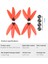 Djı Mavic Mini/mini 2 Drone Için Üç Bıçaklı Pervane Djı Mini 2 Için Bıçak Yedek Kanat Fanları, Kırmızı (Yurt Dışından) 3