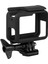 Gopro Hero Için Çerçeve (2018) / 6 / 5 Muhafaza Sınırı Koruyucu Kabuk Kılıfı Go Pro Hero6 Hero5 Için Aksesuarlar Hızlı Çekme Hareketli Soket ve Vida ile Siyah (Siyah) (Yurt Dışından) 1