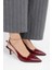Kadın Estelle Bordo Rugan Stiletto 2