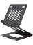Ayarlanabilir Metal Dizüstü Destek Tabanı Katlanabilir Taşınabilir Laptop Sehpası Standı (4887) 4