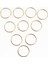 10PCS Yuvarlak Metal Atlama Yüzükleri Dıy Altın 35MM Için 35MM I Çember (Yurt Dışından) 5