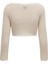 Onlmary Lıfe Ls Cropped Tıe V-Neck Knt Kadın Kazak - 15314784 2