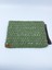 El Yapımı Hasır Portföy Kağıt Ip Clutch Çanta / En 32 Cm. Uzunluk 21 Cm. 3