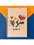 Be Kind Çiçek Tasarımlı 8 cm x 12 cm Ölçülerinde Çizgisiz 48 Yaprak Ahşap Kapaklı Defter 3