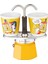 Set Mini Express Ocak Üstü Espresso Pişirici +2 Cups Lichtenstein Serisi, Sarı 1