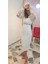 Tasarım Beyaz Midi Nikah& After Party&mezuniyet Elbisesi 2