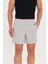 Erkek Stretchfit Içi Astarlı Esnek Sporcu Şortu Taş 2658-T 5