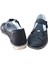 1025 Kadın Deri Casual Comfort Ayakkabı Siyah 4