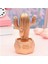 LED Işıklı Sevimli Kaktüs Dekoratif Masa Lambası Mini Biblo Gece Lambası-Gold (4887) 1