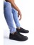 SLW165 Elite Bağcıklı Erkek Günlük Sneaker Ayakkabı Siyah 2