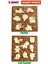 Çocuk Puzzle (Yapboz) Birinci Sınıf Ahşap 2 Parça Eğitici Öğretici Eğlenceli Set 1