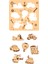 Çocuk Puzzle (Yapboz) Birinci Sınıf Ahşap 2 Parça Eğitici Öğretici Eğlenceli Set 3
