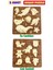 Çocuk Puzzle (Yapboz) Birinci Sınıf Ahşap 2 Parça Eğitici Öğretici Eğlenceli Set 1