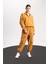 Fit Jogger Eşofman Altı Loose Fit Cepli Beli Paçası Lastikli Standart Boy B4214AX24SP 3