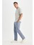 Yazlık Gabardin Chino Kanvas Pantolon Slim Fit Dar Kesim Dar Paça Cepli B2089AX25SP 3