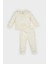 Kız Bebek Pijama Takımı Gökkuşağı Baskılı Uzun Kollu Üst Beli Lastikli Uzun Alt E1535A525SP 7
