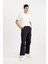 Yazlık Pantolon Relax Fit Rahat Kesim Kargo Cepli Beli Paçası Lastikli B4519AX24SP 5