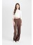 Coool Wide Leg Geniş Bol Paça Eşofman Altı Beli Lastikli Bağcıklı Cepli Basic Düz B3345AX24WN 4