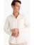 Regular Fit Polo Yaka Pamuklu Uzun Kollu Gömlek D6100AX25SP 1