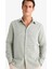 %100 Pamuk Regular Fit Polo Yaka Uzun Kollu Gömlek D7394AX25SP 1