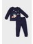 Erkek Bebek Pijama Takımı Uzay Baskılı Uzun Kollu Üst Beli Lastikli Uzun Alt D9068A525SP 3