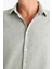 %100 Pamuk Regular Fit Polo Yaka Uzun Kollu Gömlek D7394AX25SP 5