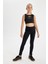 Kız Çocuk Standart Boy Siyah Basic Düz Tayt D3226A824WN 4