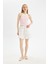 Coool Relax Fit Normal Bel Kısa Paça Keten Karışımlı Şort D3468AX24HS 2