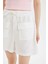 Coool Relax Fit Normal Bel Kısa Paça Keten Karışımlı Şort D3468AX24HS 5