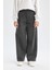 Kız Çocuk Wide Leg Geniş Bol Paça Beli Lastikli Basic Düz Eşofman Altı D3889A824WN 1
