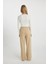 Coool Wide Leg Geniş Bol Paça Eşofman Altı Beli Lastikli Bağcıklı Cepli Basic Düz B3345AX23WN 4